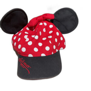Disneyland Minnie Mouse Polka Dot Cap